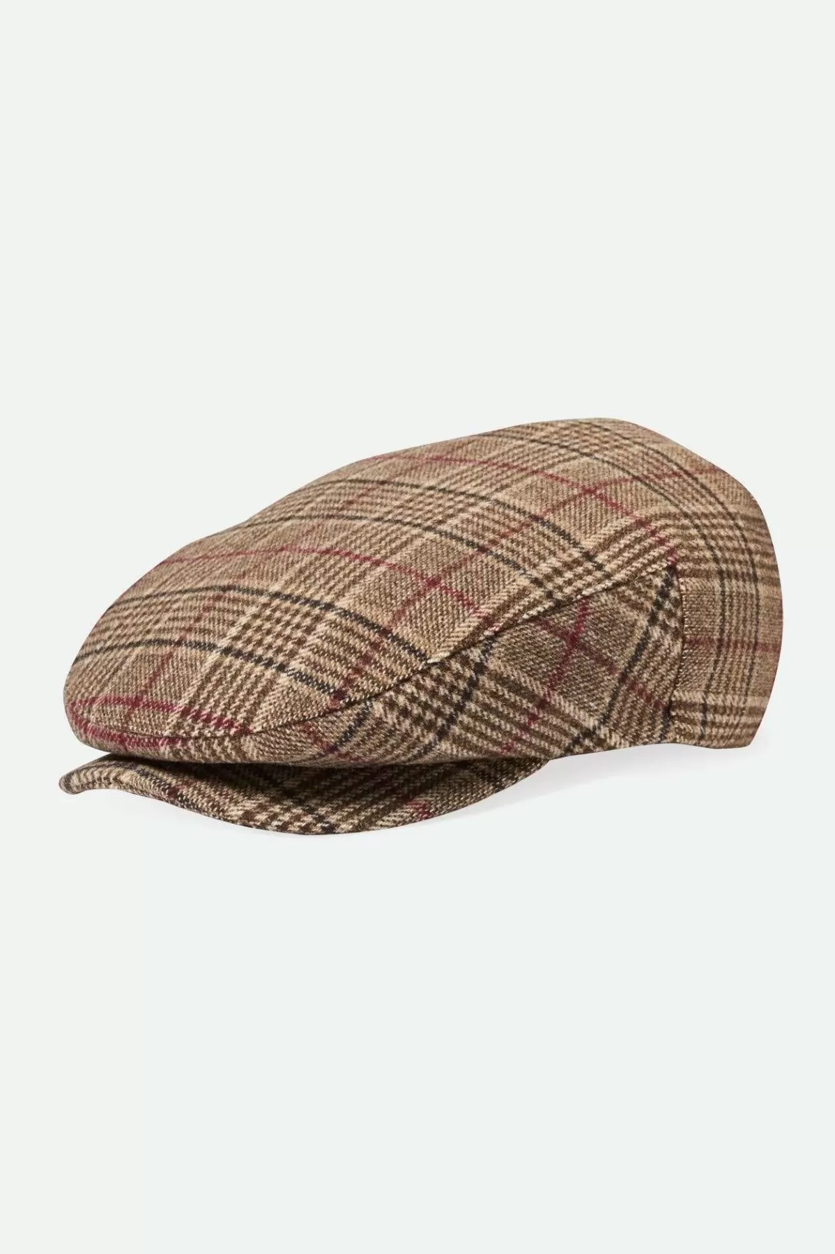 Caps | Caps-Brixton 20th Anniversary Hooligan Flat Cap Brown Plaid