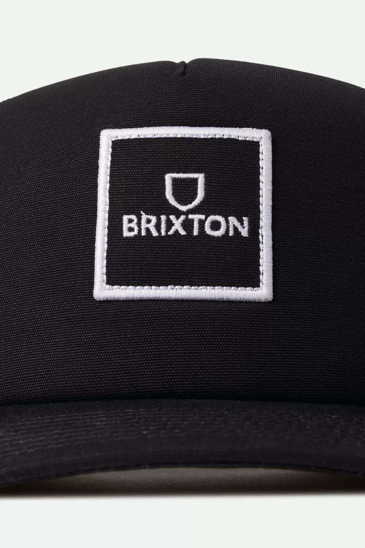 Snapbacks | Snapbacks-Brixton Alpha Block NetPlus Trucker Hat Black