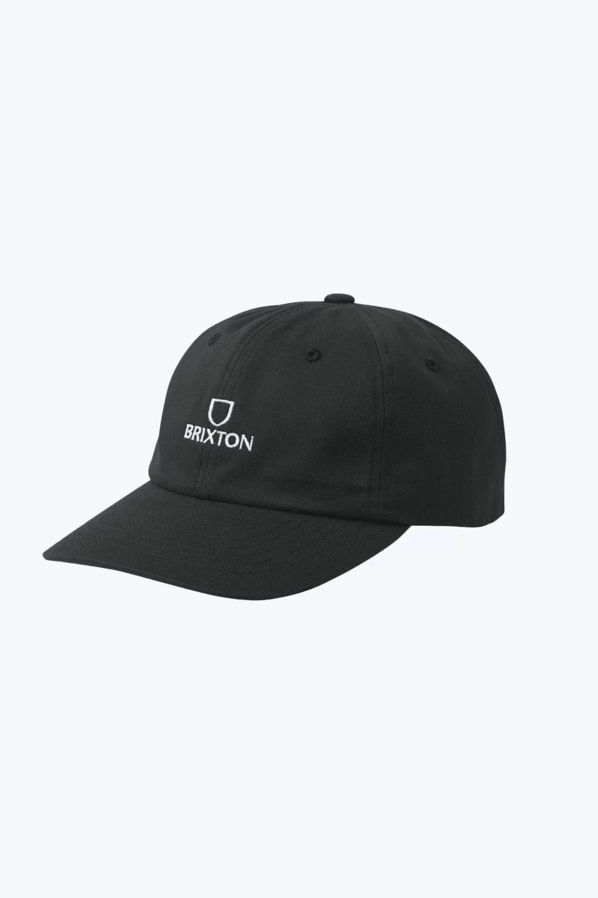 Snapbacks | Snapbacks-Brixton Alpha Netplus Adjustable Hat Black/White Rinse