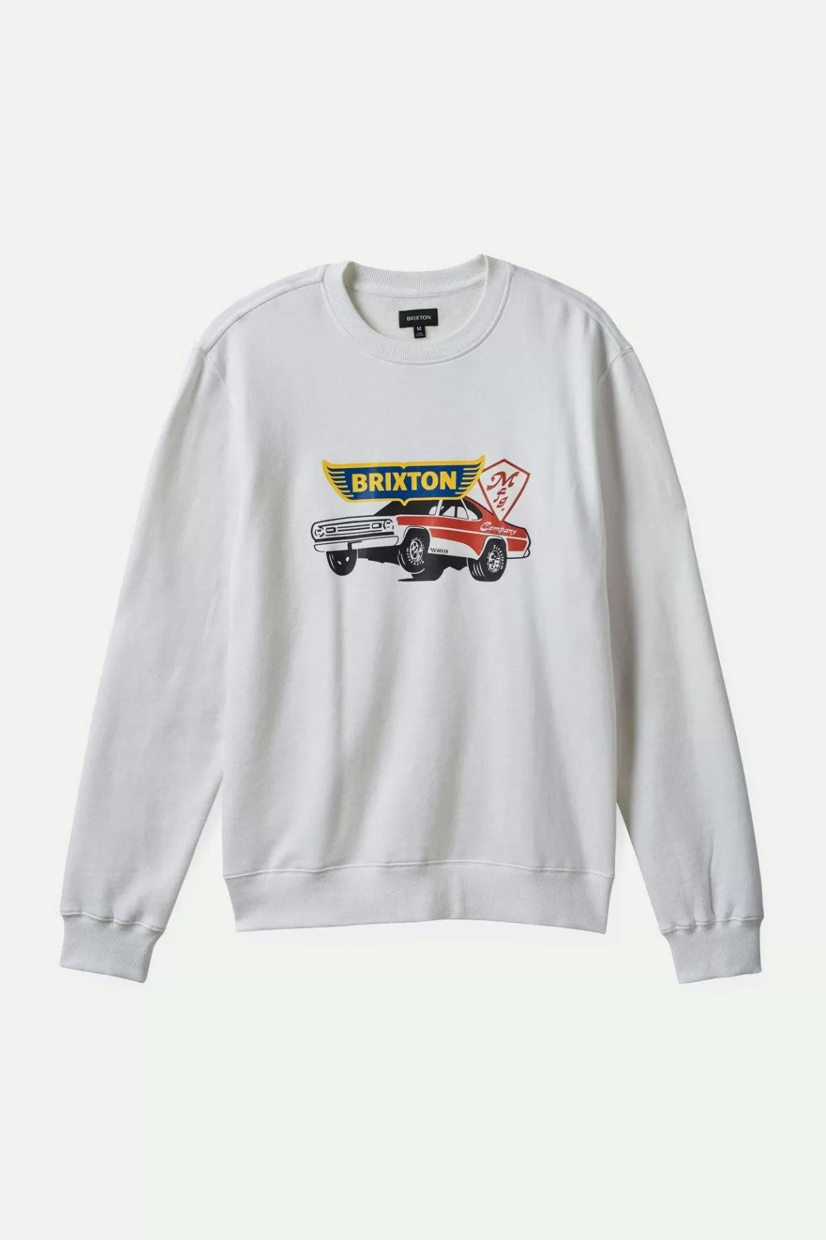 Sweatshirts & Hoodies-Brixton Barona Crew White