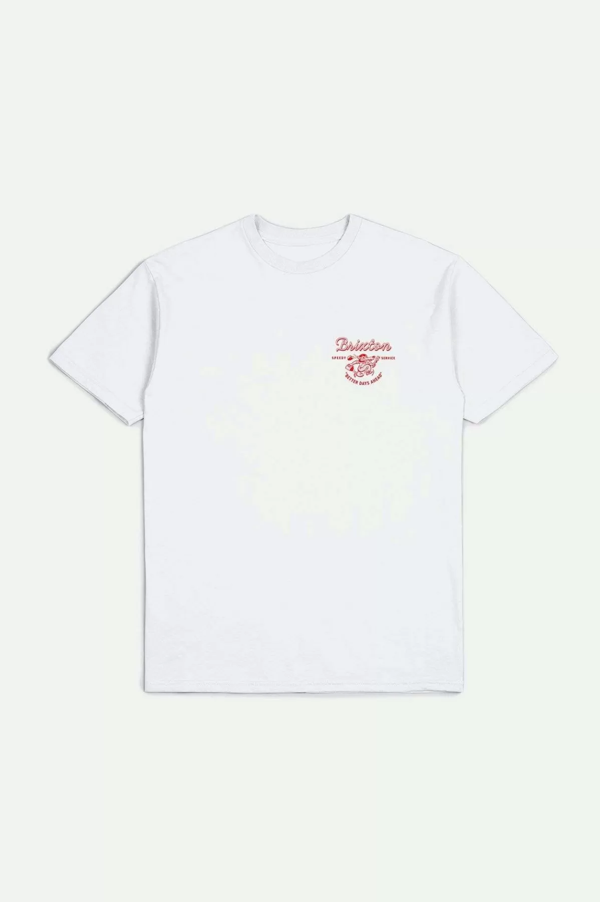 T-Shirts-Brixton Better Days S/S Standard T-Shirt White