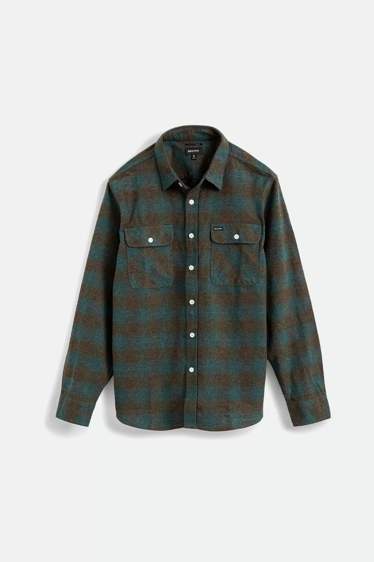 Flannels | Button Ups-Brixton Bowery L/S Flannel Ocean