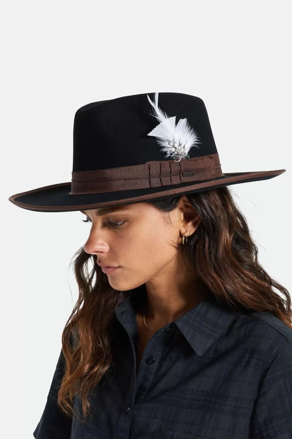 Hat Accessories | Hat Accessories-Brixton Hat Feather White/Black