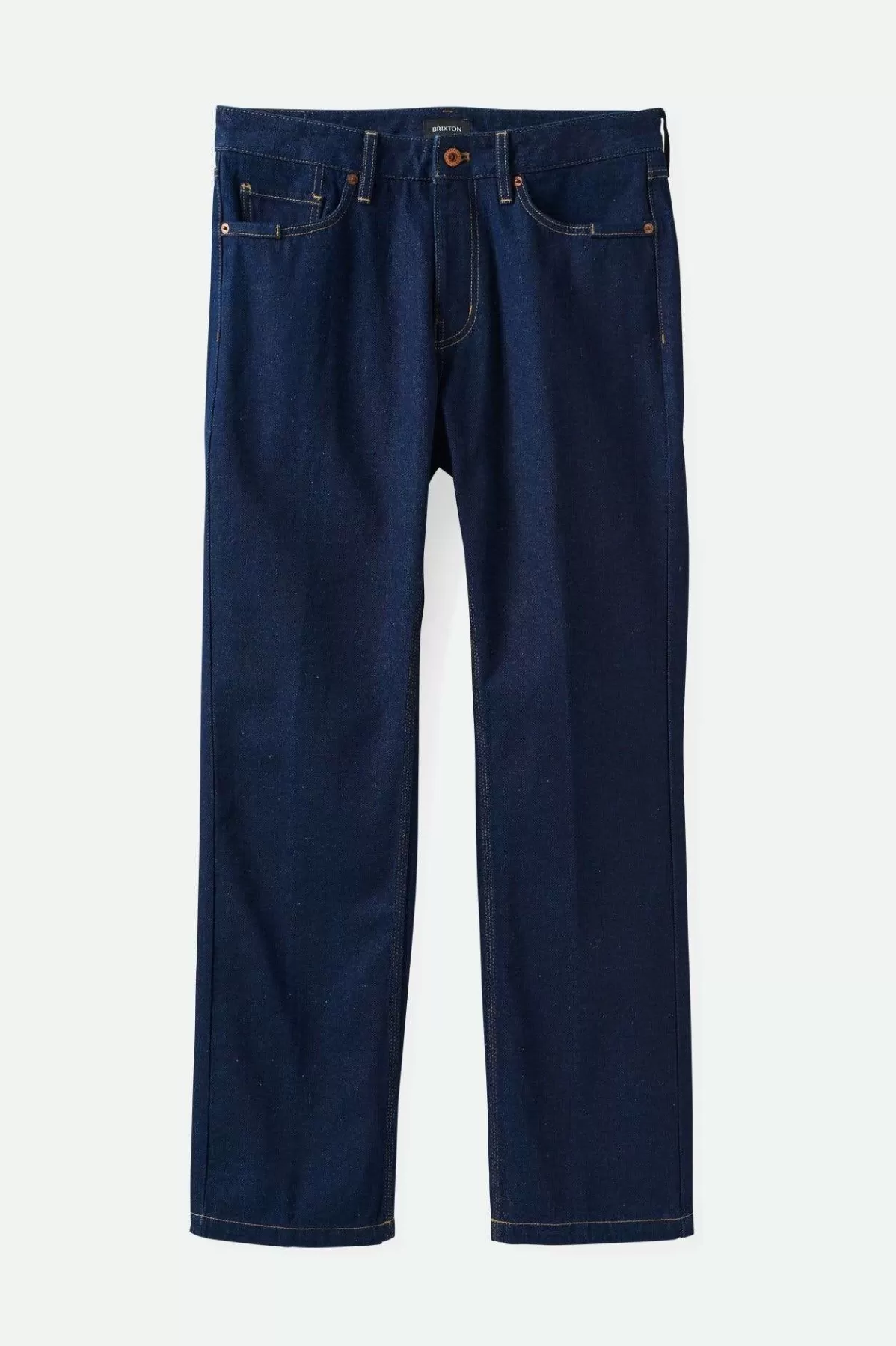 Pants & Chinos-Brixton Builders 5-Pocket Stretch Pant Rinse Denim