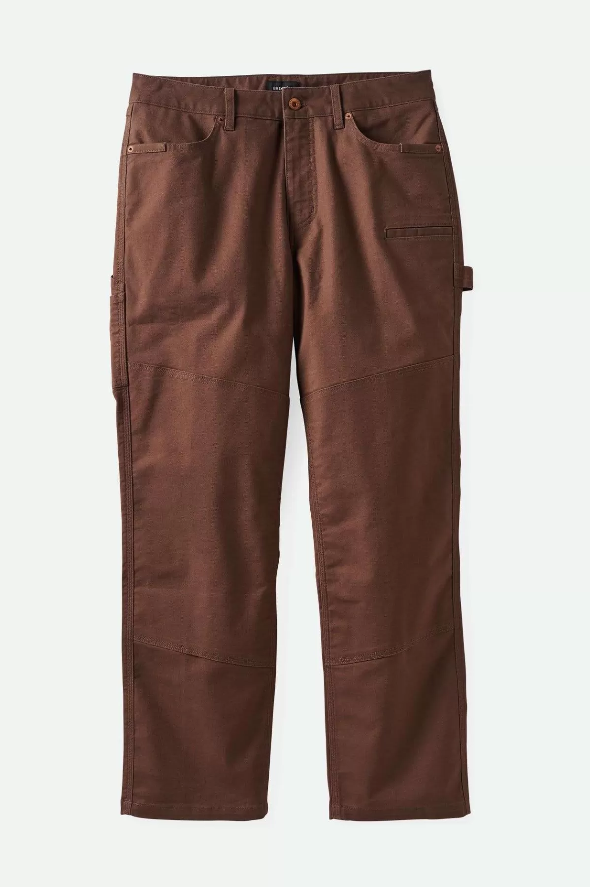 Pants & Chinos-Brixton Builders Carpenter Stretch Pant Pinecone Brown