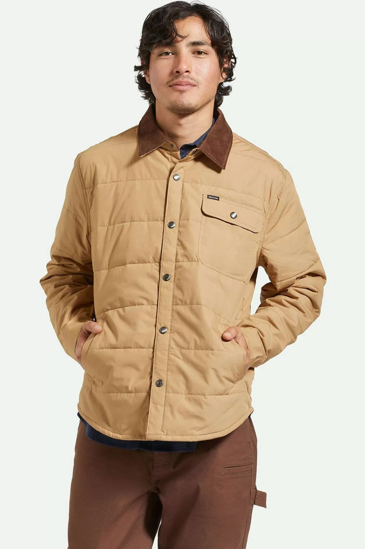 Jackets-Brixton Cass Jacket Tiger's Eye