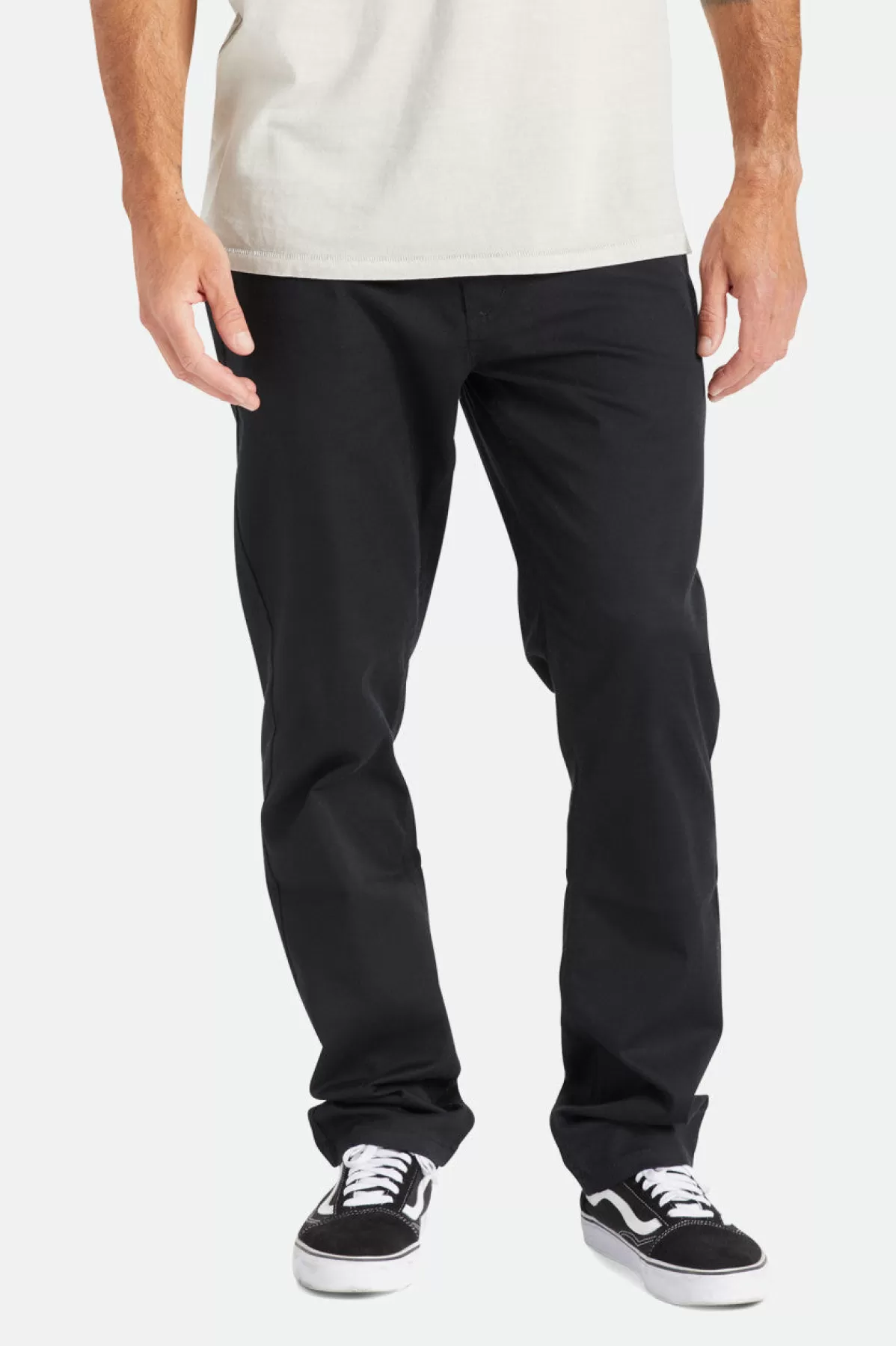 Pants & Chinos-Brixton Choice Chino Regular Pant Black