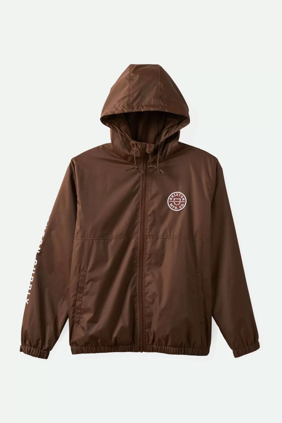 Jackets-Brixton Claxton Crest Lightweight Jacket Pinecone Brown