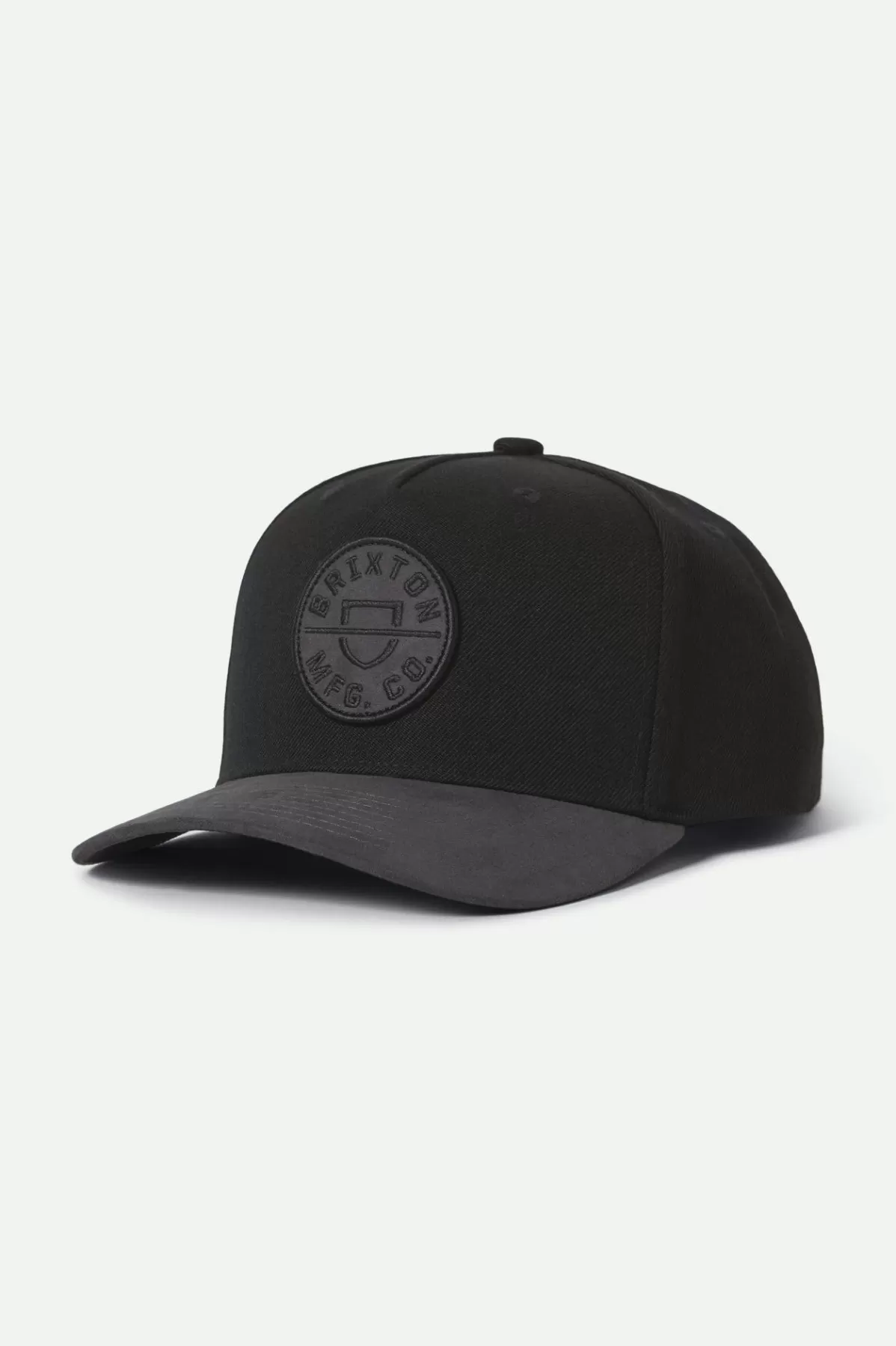 Snapbacks | Snapbacks-Brixton Crest C Netplus Snapback Black/Black/Black