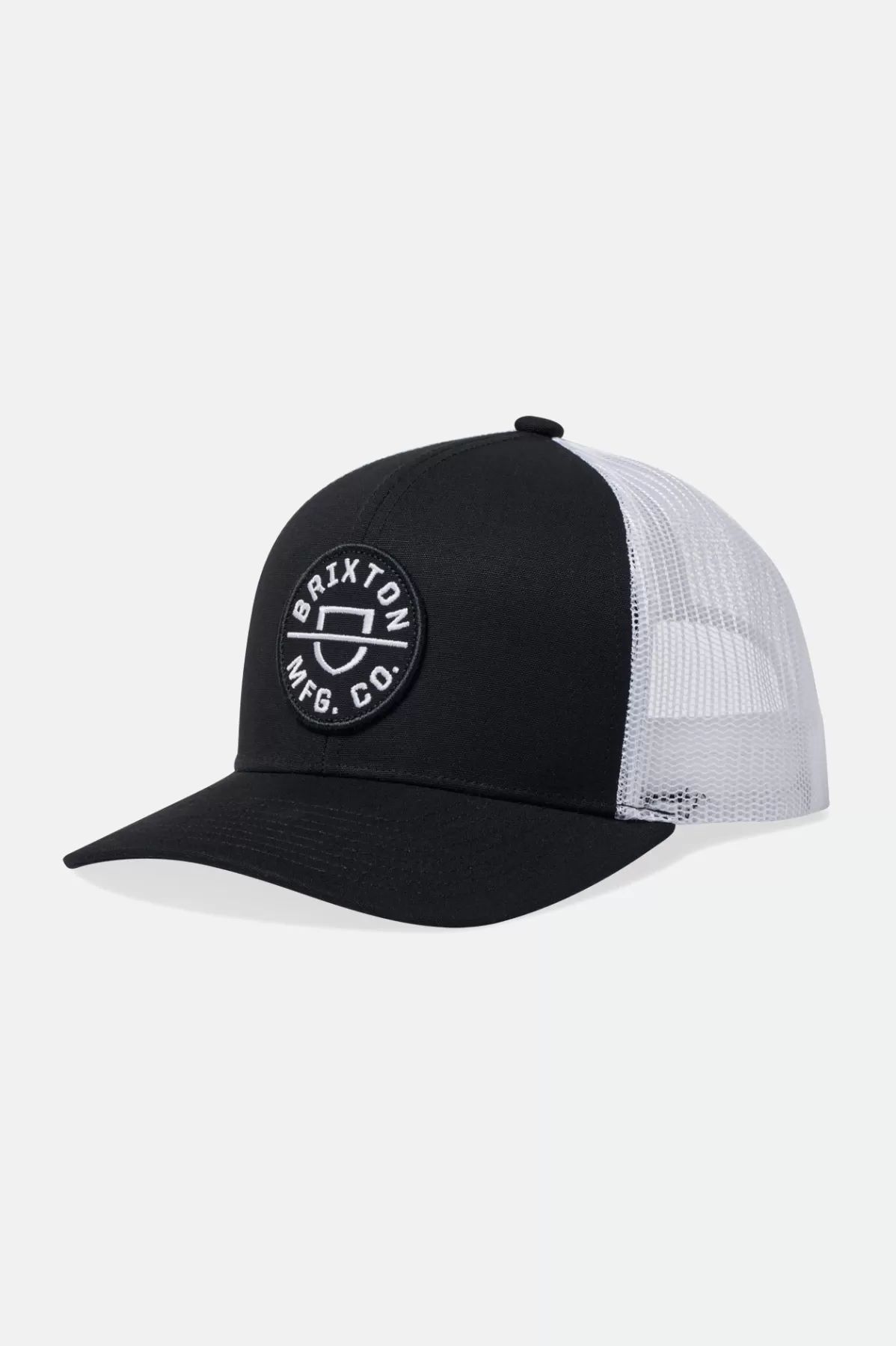 Snapbacks | Snapbacks-Brixton Crest NetPlus Trucker Hat Black