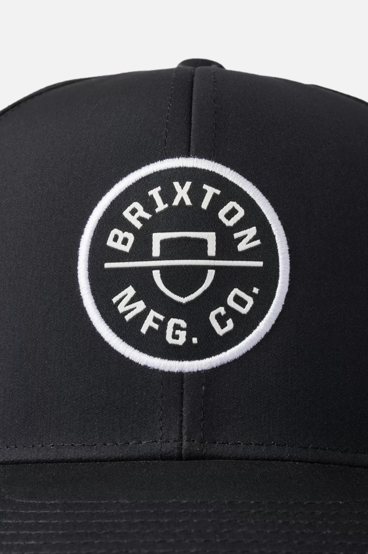 Snapbacks | Snapbacks-Brixton Crest Netplus Utility Snapback Black