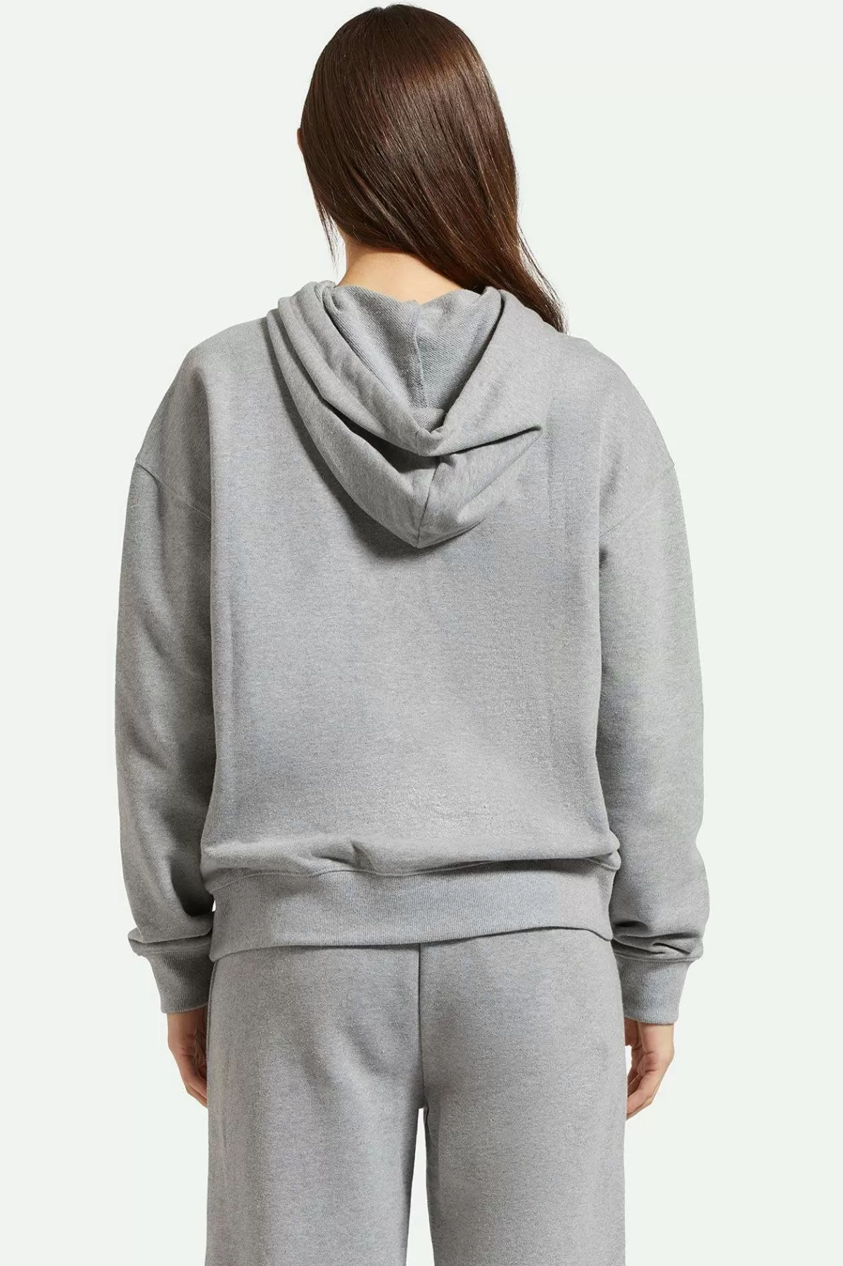 Hoodies & Sweaters | Tops-Brixton Cross Loop French Terry Hoodie Heather Grey