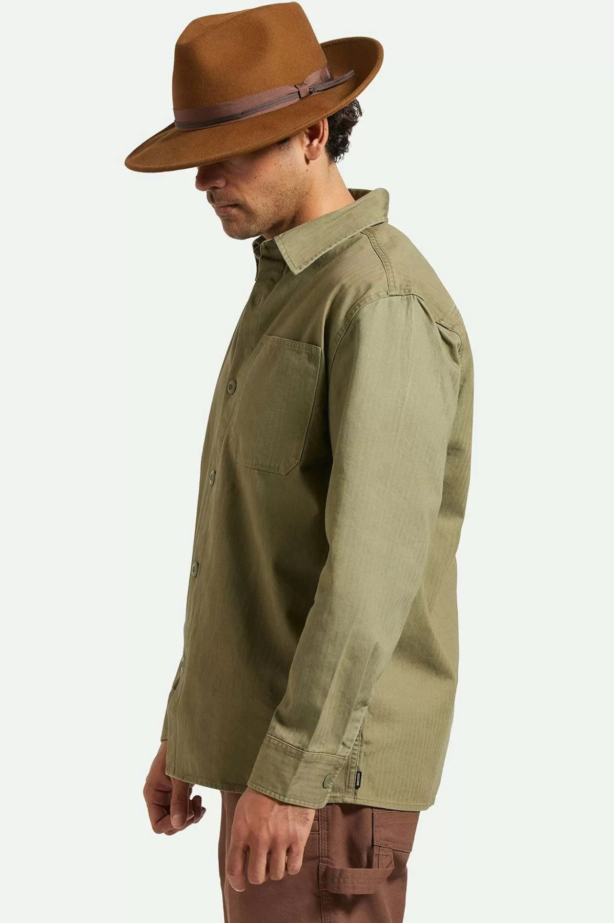 Full Brim & Fedoras | Full Brim & Fedoras-Brixton Dayton Convertabrim Rancher Hat Coffee/Brown