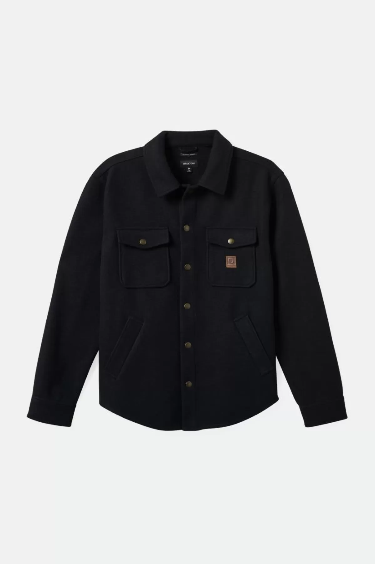 Jackets-Brixton Durham Felted Stretch Jacket Black