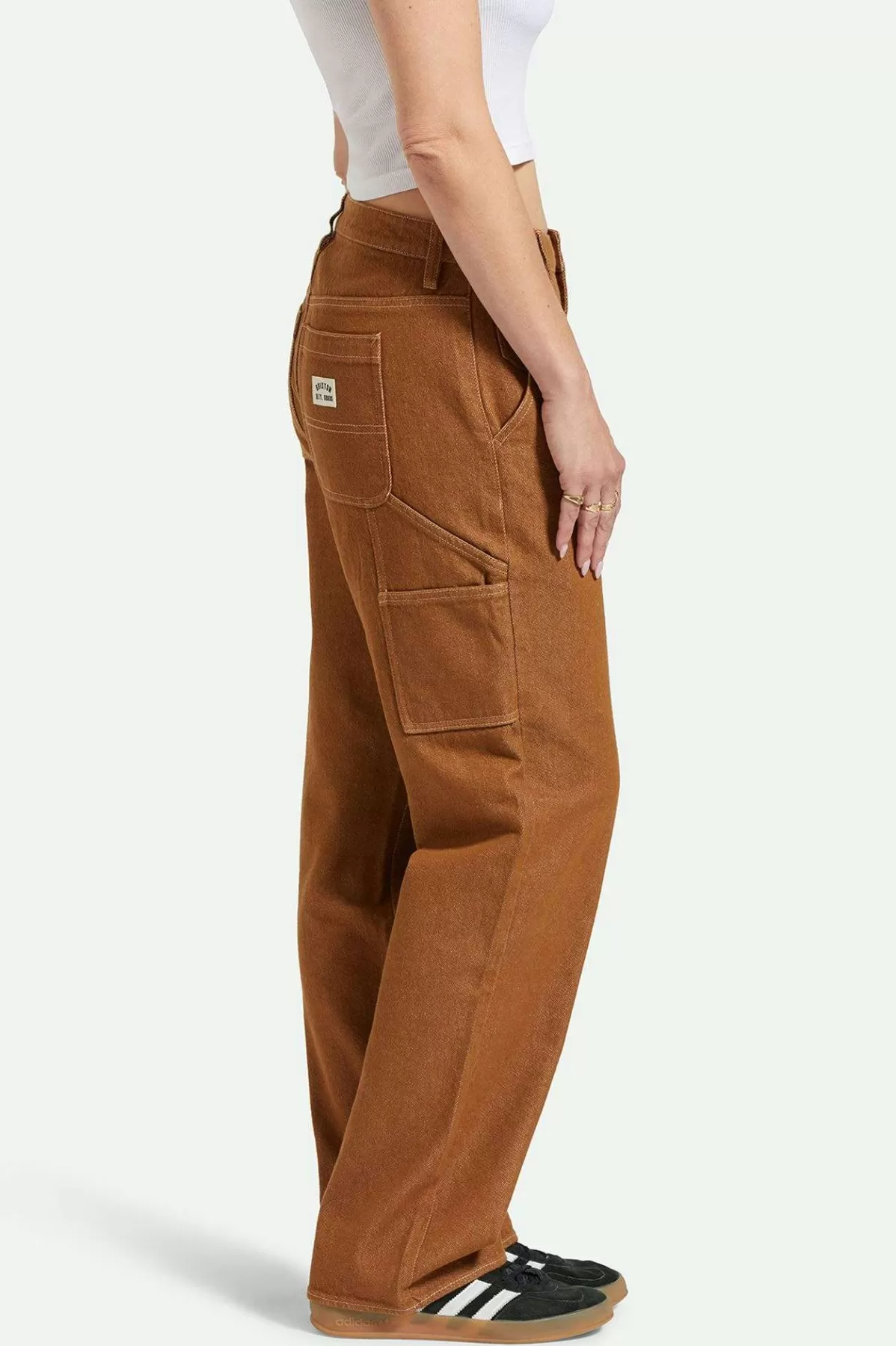 Pants & Shorts-Brixton Essex Painter Pant Washed Copper