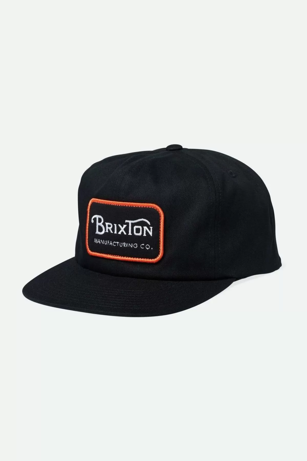 Snapbacks | Snapbacks-Brixton Grade Snapback Black/Orange/White