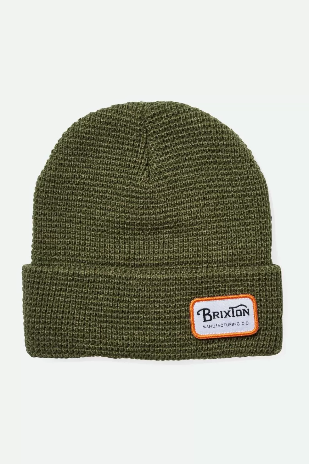 Beanies | Beanies-Brixton Grade Waffle Knit Beanie Military Olive