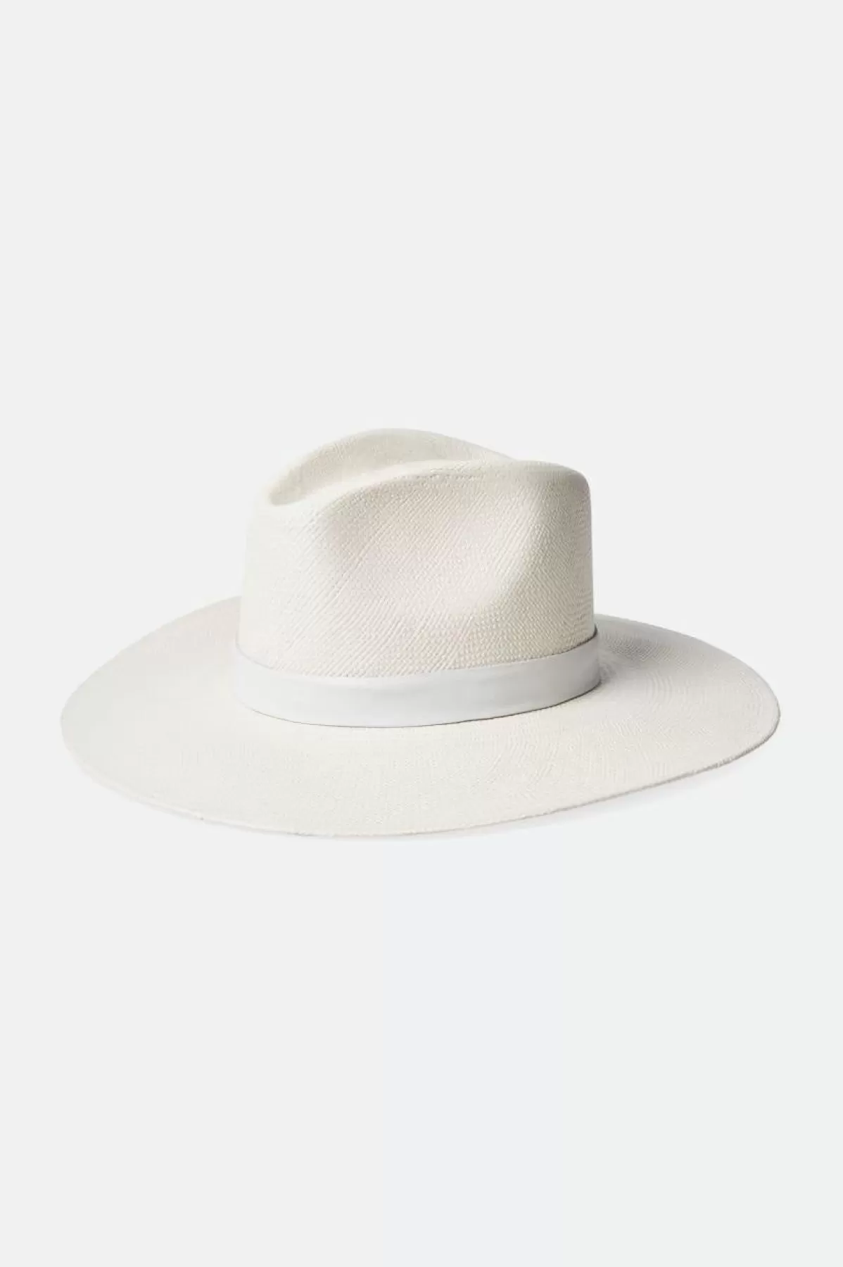 Straw Hats | Straw Hats-Brixton Harper Panama Straw Hat Panama White