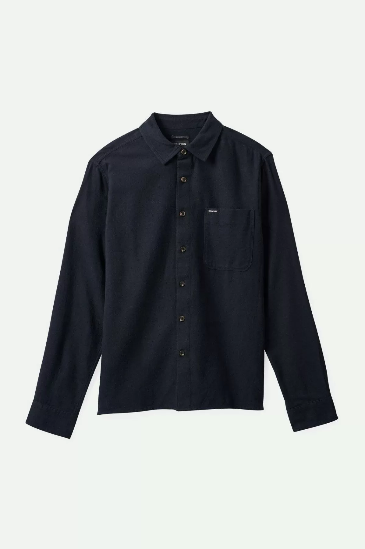 Flannels | Button Ups-Brixton Hasting Lightweight Ultra Soft Flannel Black