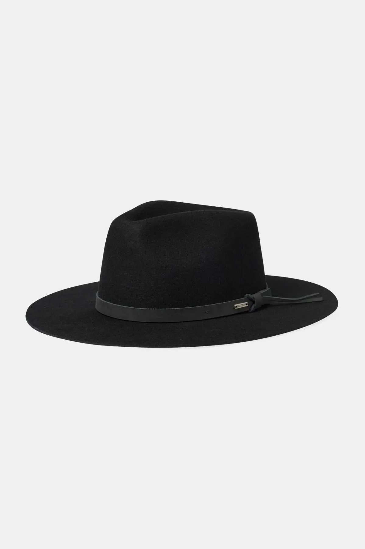 Full Brim & Fedoras | Full Brim & Fedoras-Brixton Hawkins WTHR GUARD™ Cowboy Hat Black