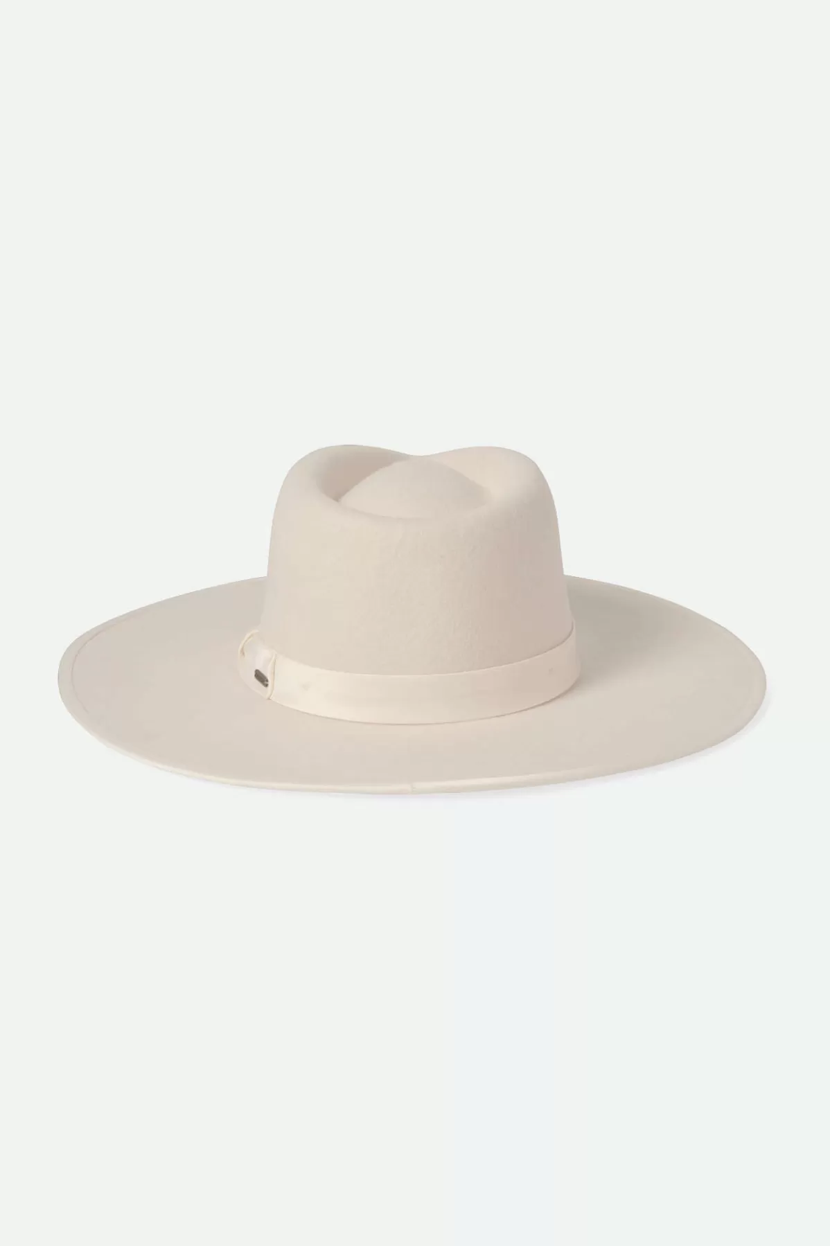 Full Brim & Fedoras | Full Brim & Fedoras-Brixton Jo Rancher Hat Whitecap Satin