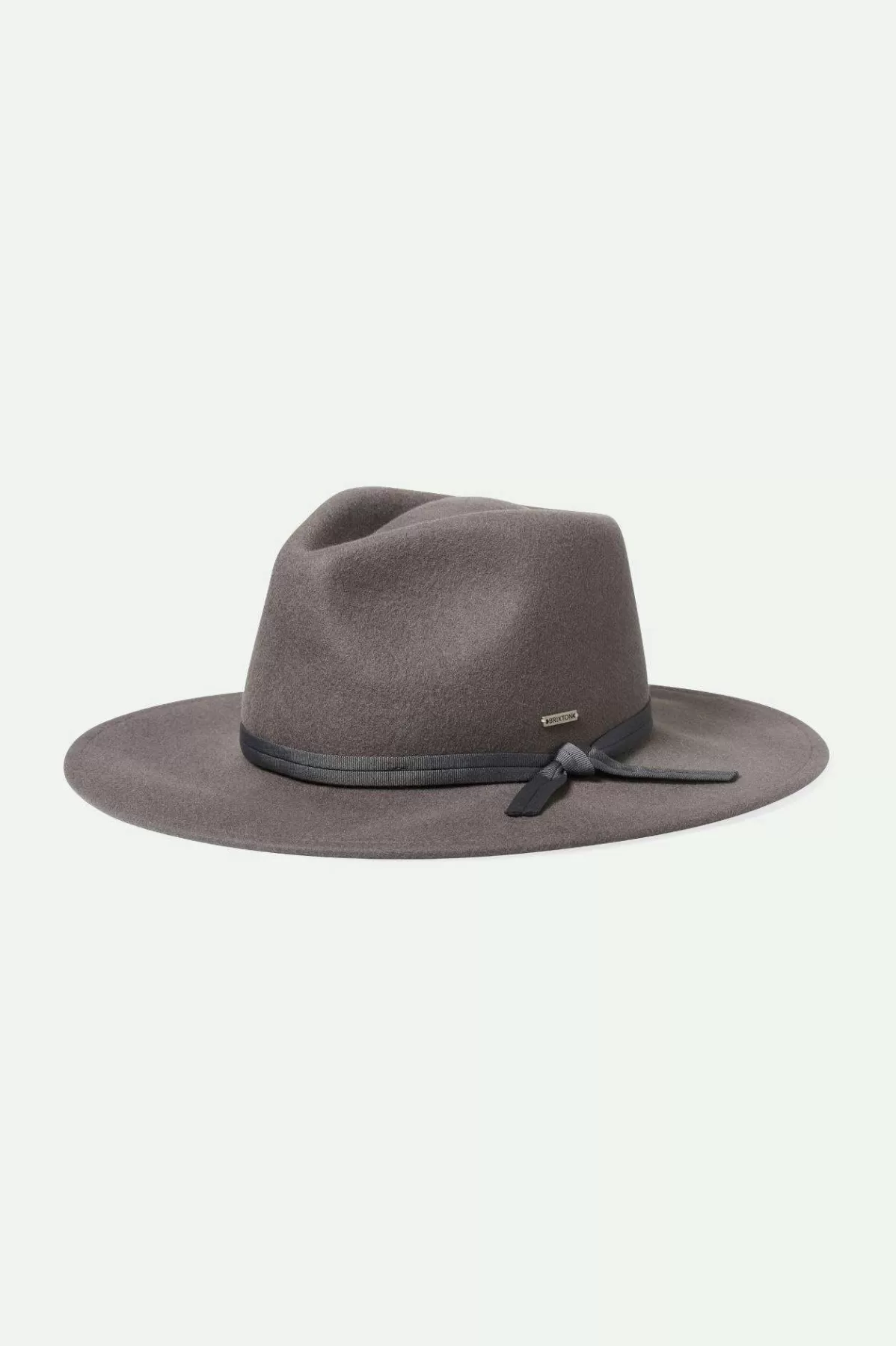 Full Brim & Fedoras | Full Brim & Fedoras-Brixton Joanna Felt Packable Hat Dark Grey