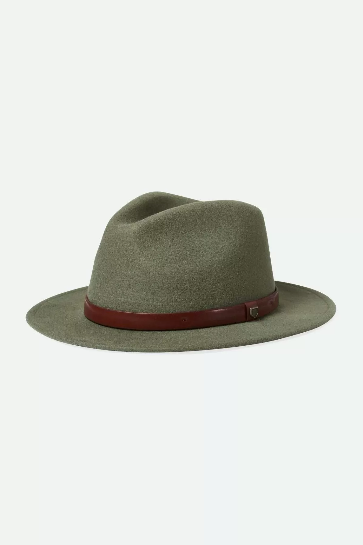 Full Brim & Fedoras | Full Brim & Fedoras-Brixton Messer Fedora Light Moss