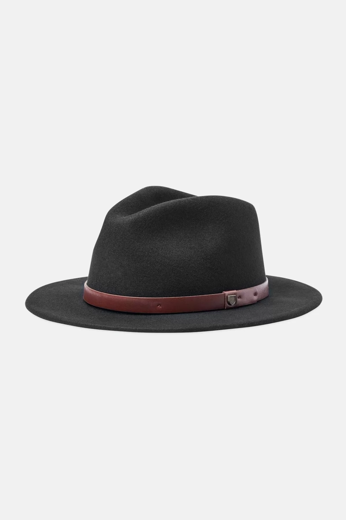 Full Brim & Fedoras | Full Brim & Fedoras-Brixton Messer Fedora Black