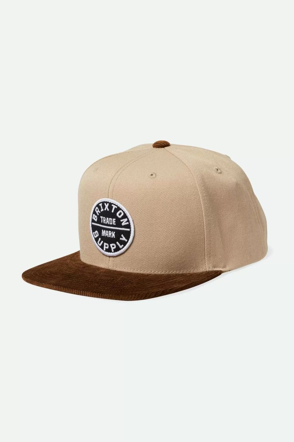 Snapbacks | Snapbacks-Brixton Oath III Snapback Khaki/Sepia