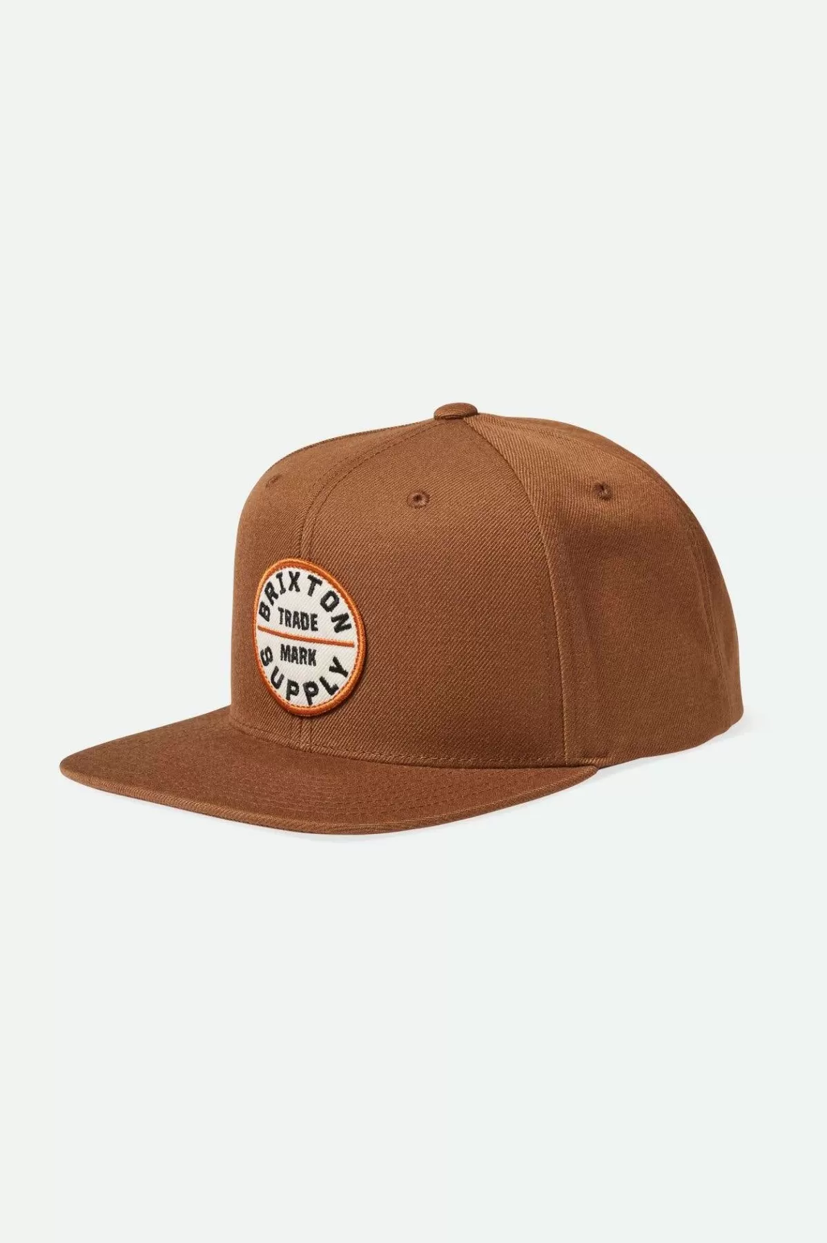 Snapbacks | Snapbacks-Brixton Oath III Snapback Pinecone Brown