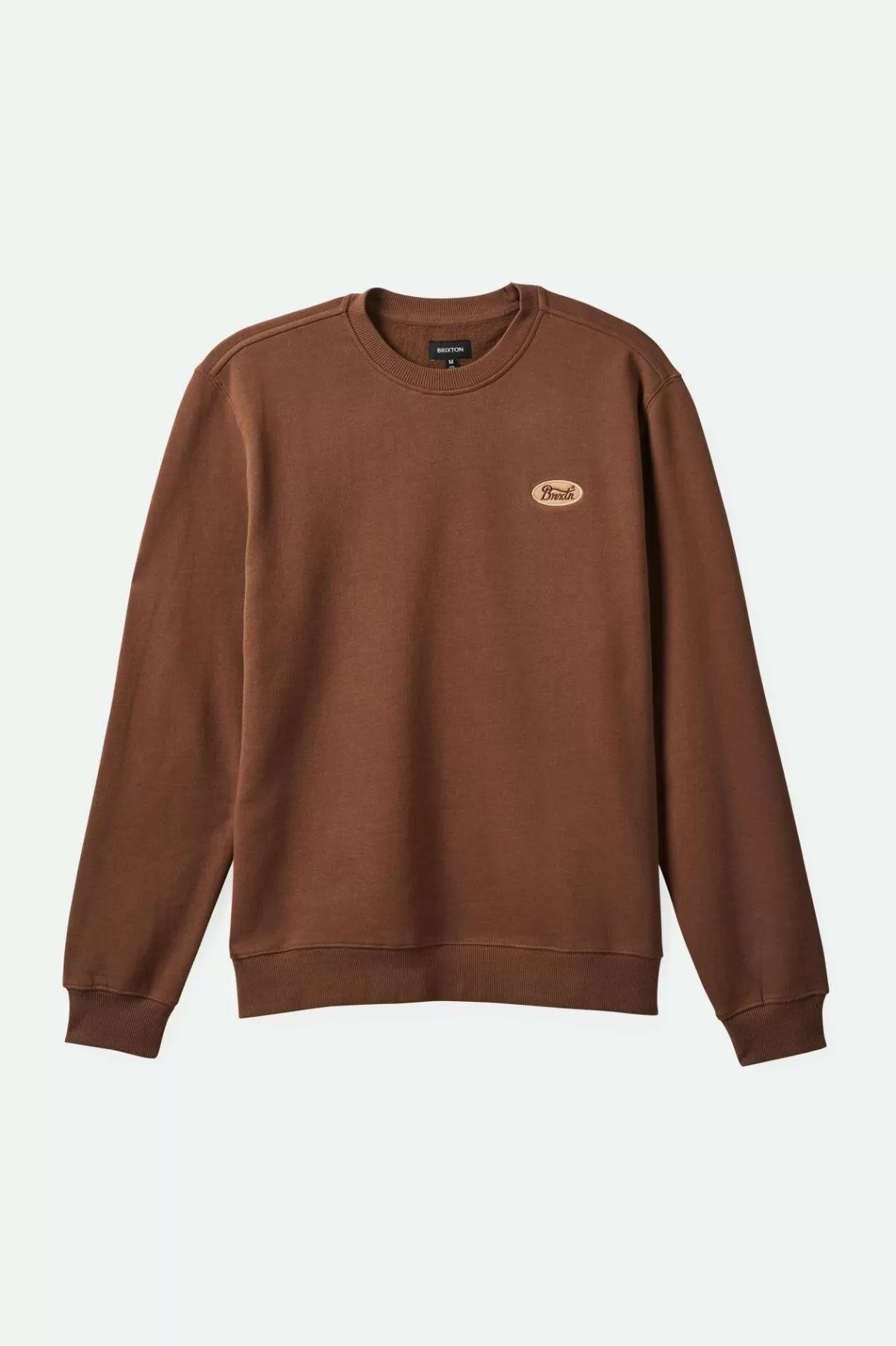 Sweatshirts & Hoodies-Brixton Parsons Patch Crew Pinecone Brown