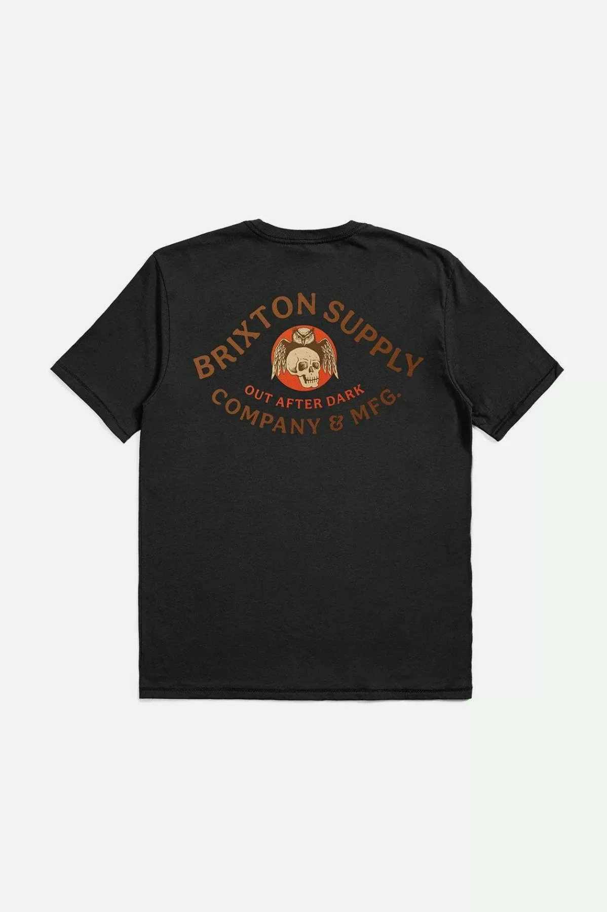 T-Shirts-Brixton Potion S/S Tailored T-Shirt Black