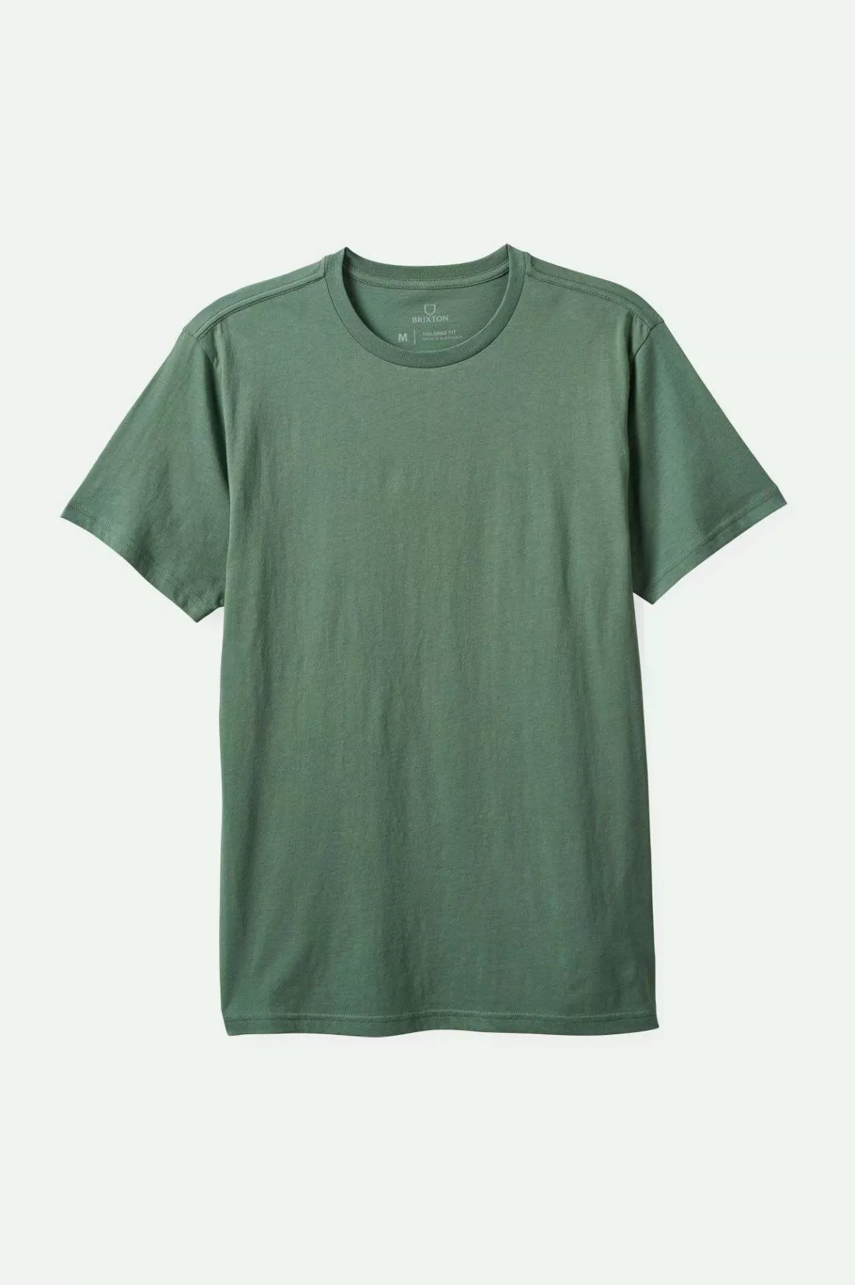 T-Shirts-Brixton Premium Cotton S/S Tailored T-Shirt Laurel Wreath