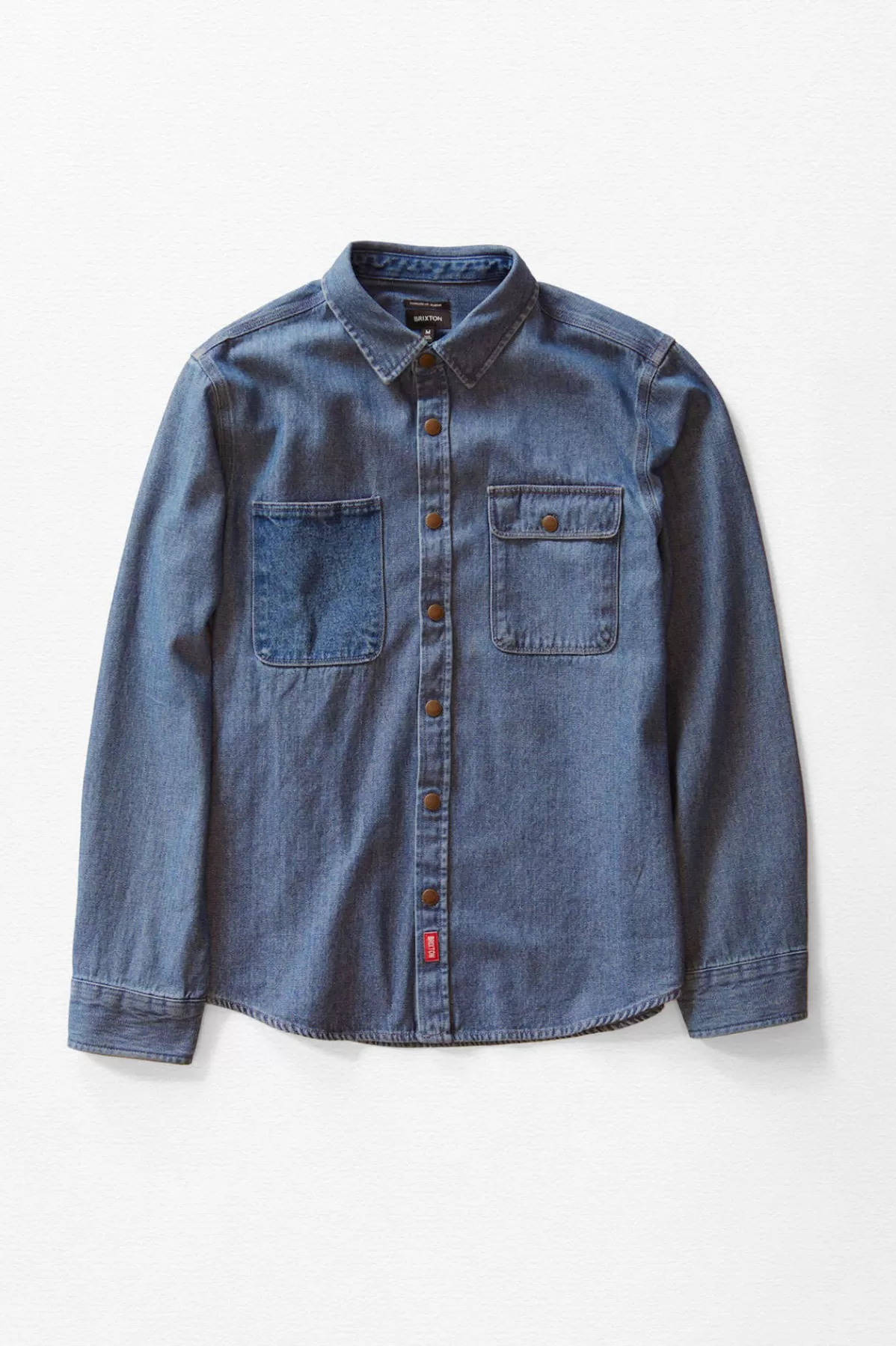 Button Ups-Brixton Reserve Assembly Overshirt Union Herringbone