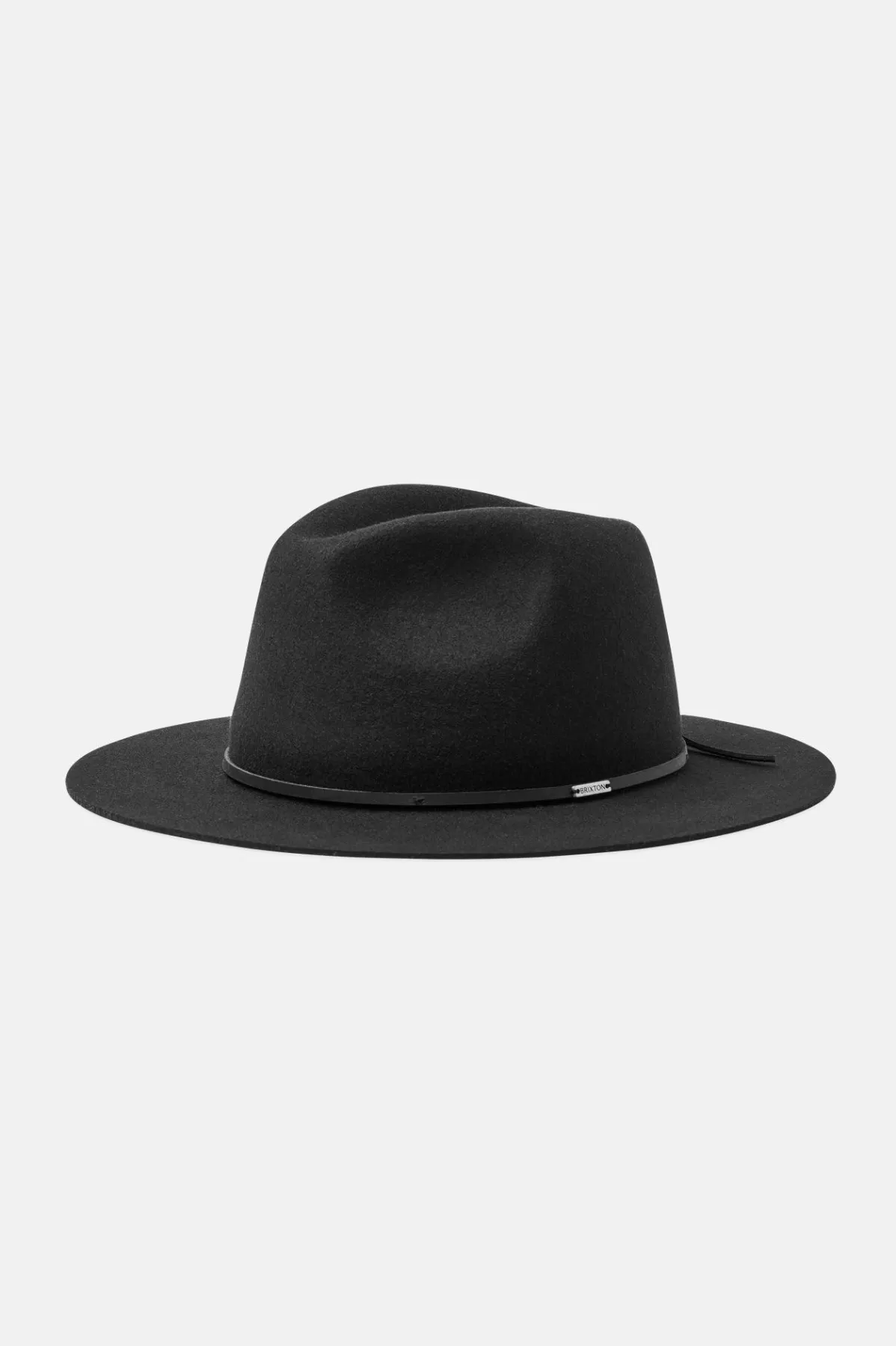 Full Brim & Fedoras | Full Brim & Fedoras-Brixton Wesley Fedora Black