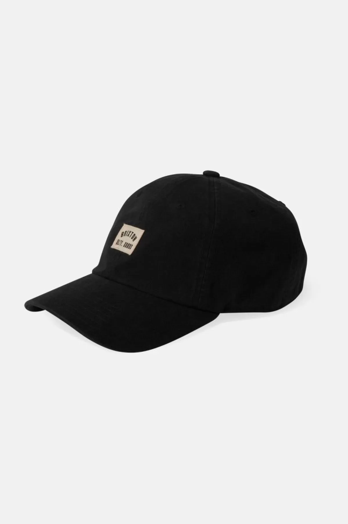 Snapbacks | Snapbacks-Brixton Woodburn Netplus Adjustable Hat Black Vintage Wash